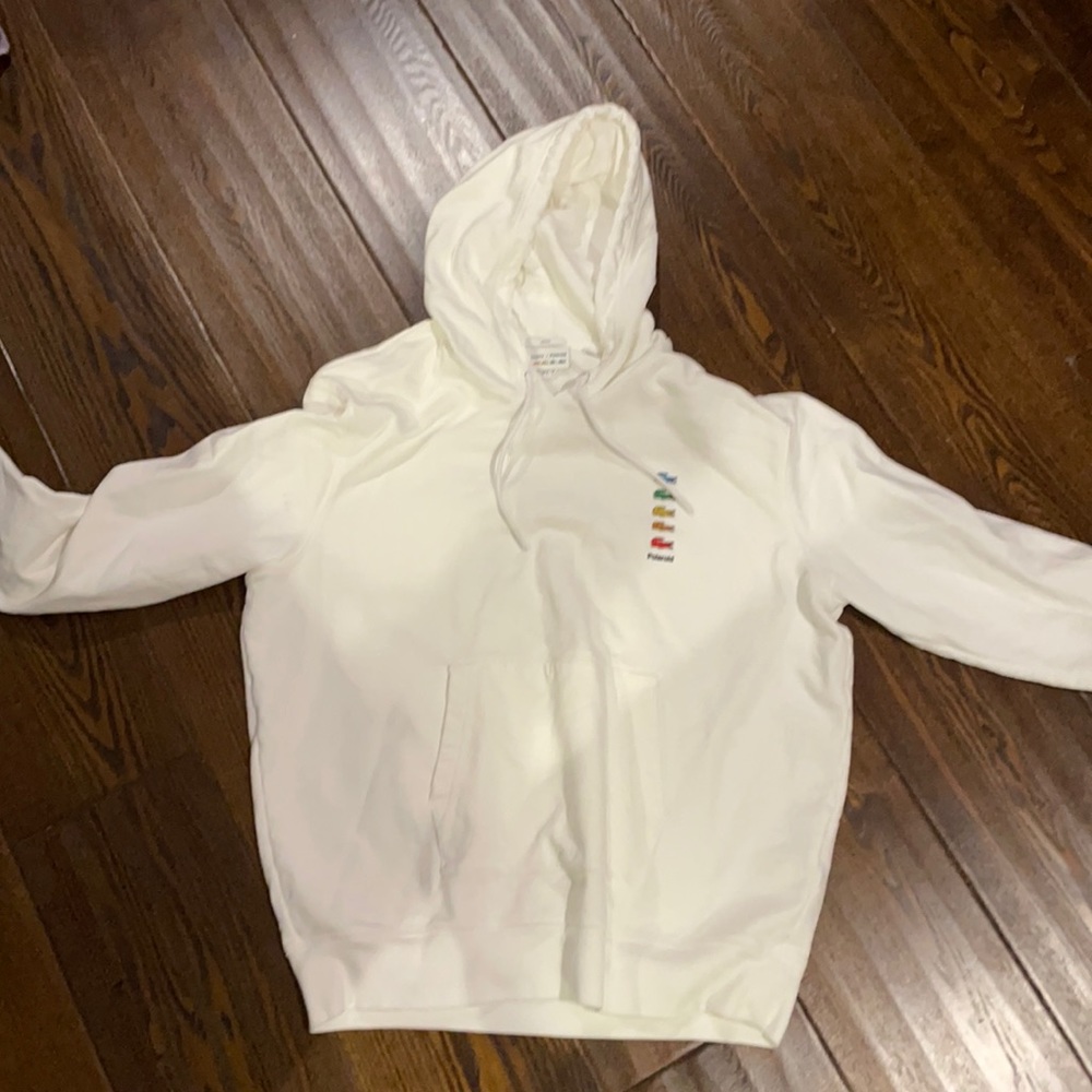 This is a lactose sweatshirt never seen it before in stores .